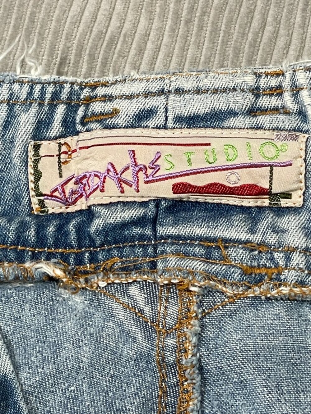 Vtg 80s Jordache Studio Acid Wash High Waisted Tapered Mom Jeans Women's Size 10 - Picture 9 of 12